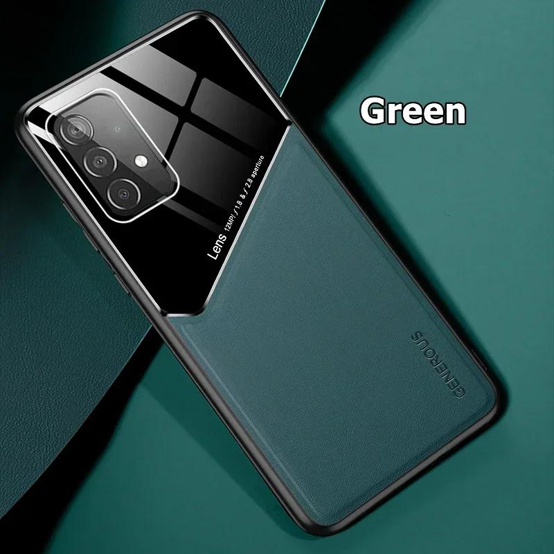 Luxury Leather Magnetic Case for Samsung Galaxy A55 A35 A15 M55 M35 M15 F55 F15 A25 05 73 72 54 53 52 34 33 32 Car Protect Shockproof Protection Cover