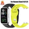 Armband für Huawei Bands 9/8 NFC Band Zubehör Ersatz Sport Silikon Uhrenarmband pulseira correa für Huawei 10/9/8 NFC