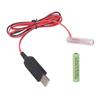 3A Імітатор батарей USB Кабель живлення Заміна 2x1.5V Батарей Кабель-замінник батарей для світлодіодного світла