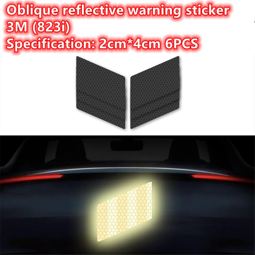 Černé kolo obočí reflexní samolepky na auto zakrývající samolepky na škrábance černý neviditelný dekorativní reflektor