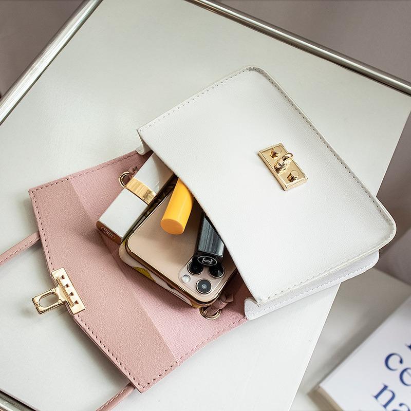 Guangzhou Women's Small Bag Summer New Product Trend Single Shoulder Oblique Span Contrasting Color Personalized Small Square Bag