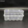 1PCS 20mL 10-Slot Vial Storage Case Plastic Clear Microtube Storage Box Stackable Freezer Tube Box Refrigerator Organizer