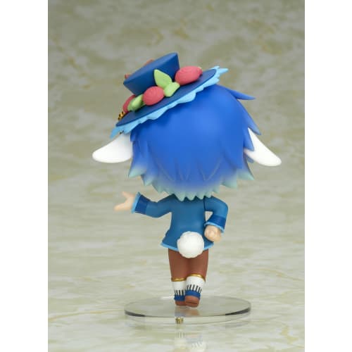 Emu Toys Hatsune Miku Piapro Characters Trading Mini Figure Series KAITO and Megurine Luka, each approximately 100mm tall, non-scale PVC and ABS paint