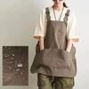 Nieuwe Dubbelzijdige Keukenschort Waterdicht Effen Kleur Taille Schort Unisex Multi-scène Chef Schort Huishoudelijke Keuken