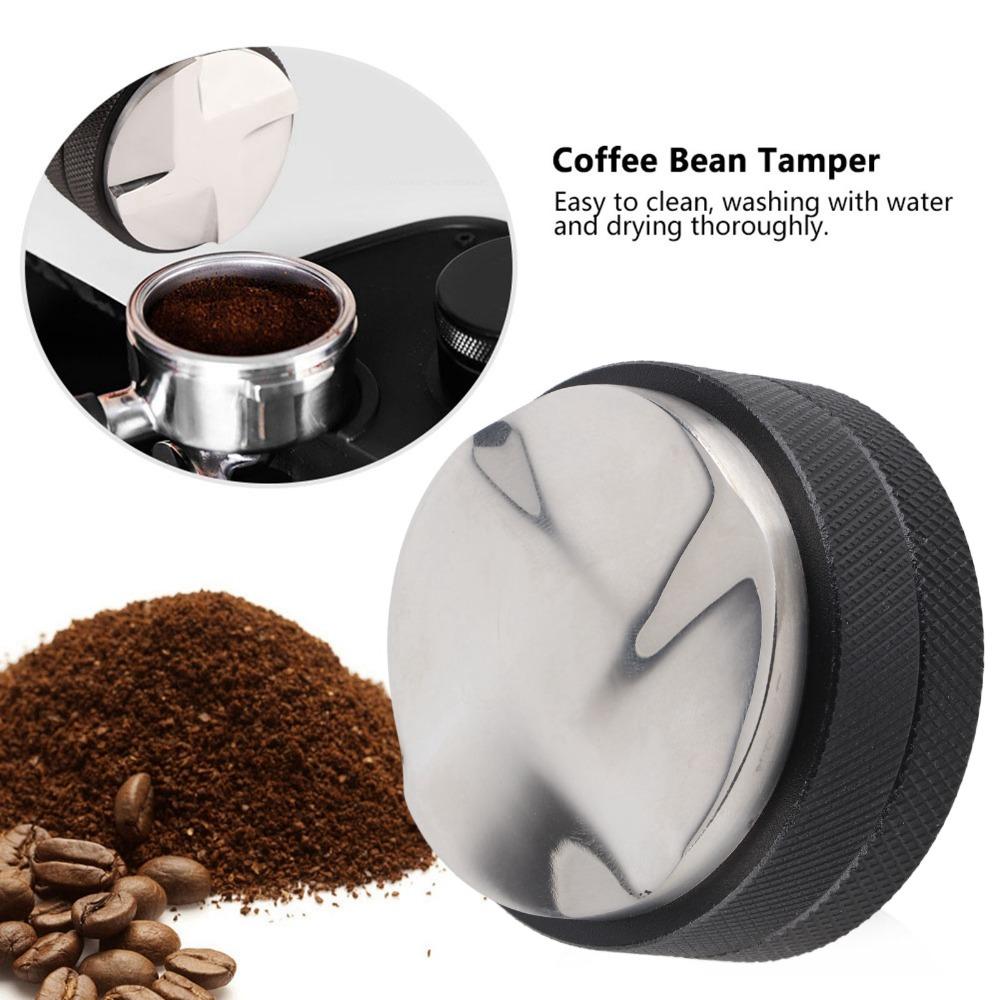 Non-Slip Coffee Tamper Stainless Steel Press Tool Coffee Accessories Espresso Distributor  Barista