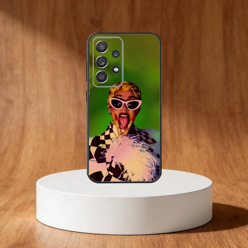 

Cardi Singer B-B Rapper Phone Case For Samsung S25,S24,S21,S22,S23,S30,Ultra,S20,Plus,Fe,Note,10,9,5G Black Cover Samsung S23ULTRA5G