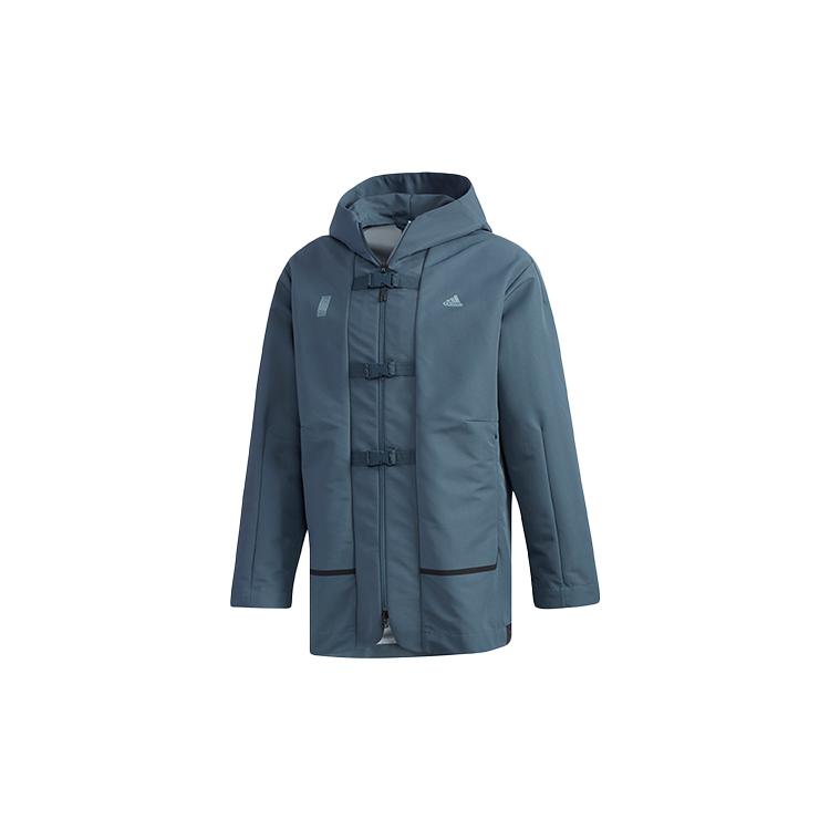 adidas Jackets Men's Ruins Blue Detachable Hood Moderate Other FM9343