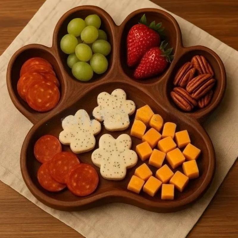 Dog Themed Charcuterie Platter Party Home Fruit Dish Storage Dish Divided Food Dish Home Desktop Decoration Dish Fun Dog Dish