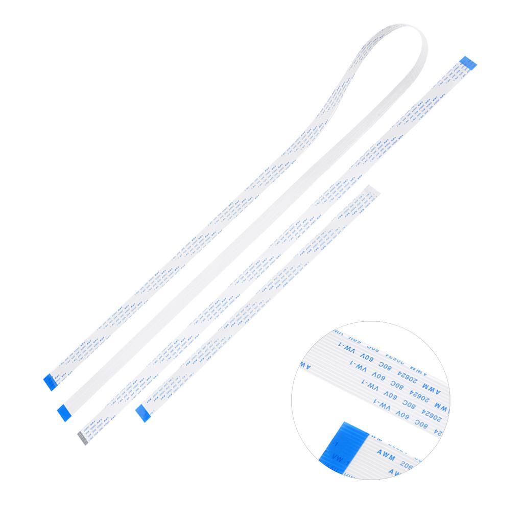Set 3 bucăți 15 pini 30cm 50cm 100cm FFC Ribbon Cablu plat flexibil pentru camera cu modul Raspberry Pi