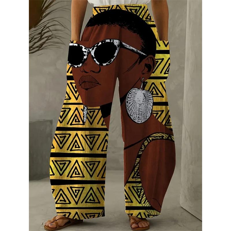 Women's Fall And Winter Pants Exquisite Three-dimensional Abstract Human Face Printing Pants Casual Versatile Street Pants