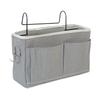 Cotton Linen Dorm Bedside Hanging Storage Bag for Students