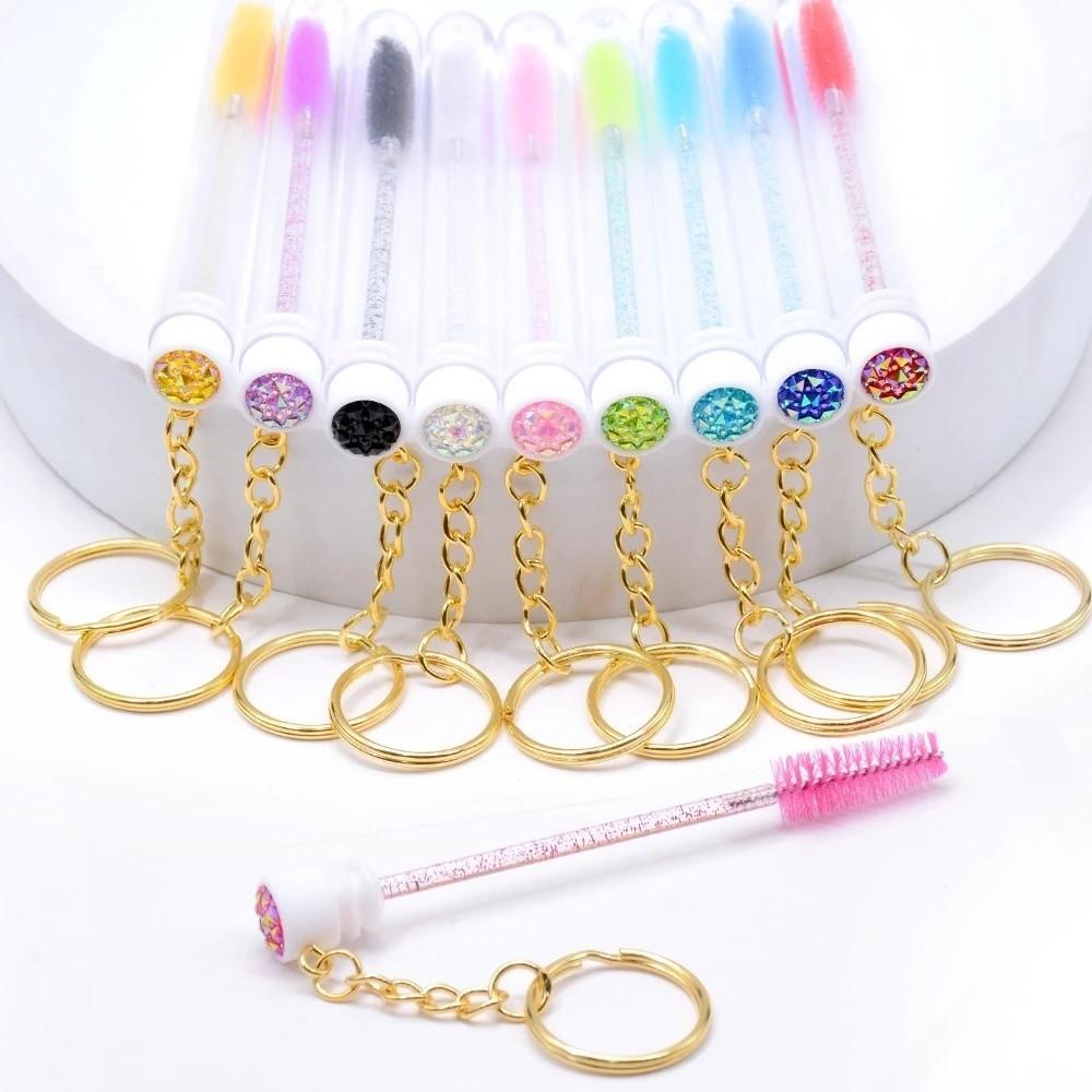 Reusable Lash Mascara Wands Sparkling Lash Spoolies Multi-Purpose Comb Brushes  Makeup Tools