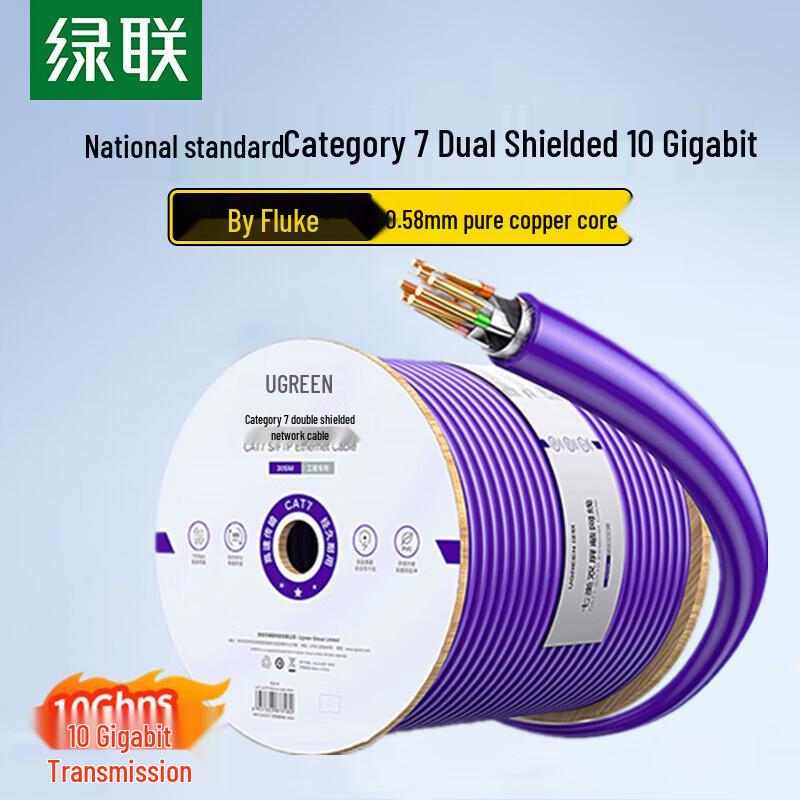 

Ugreen Cat7 10Gbps Double Shielded Ethernet Cable