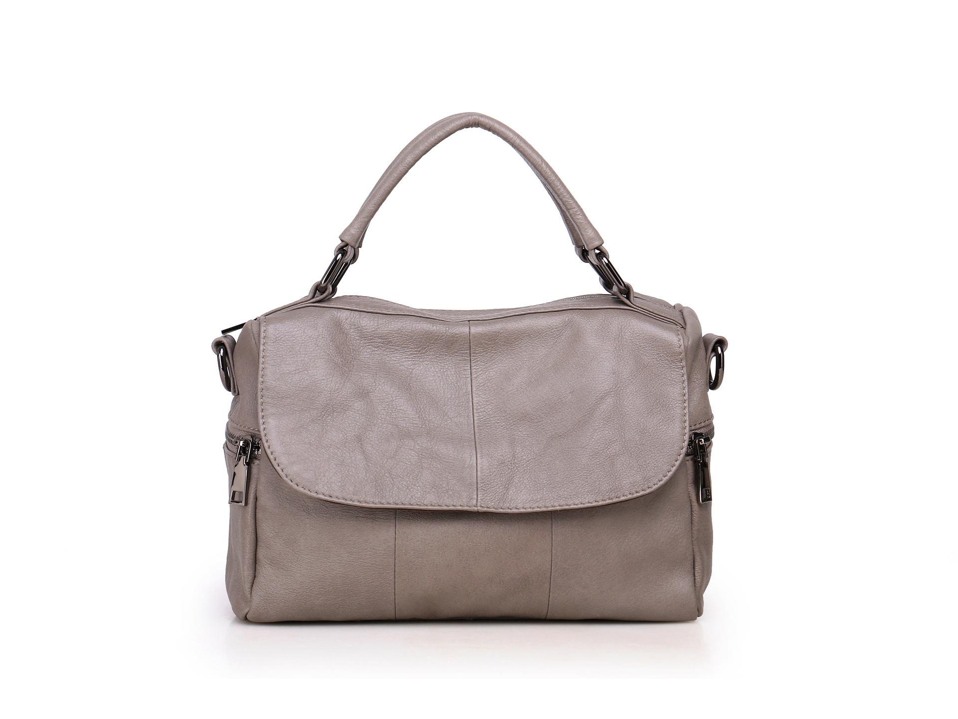 Новая женская верхняя кожаная сумка через плечо на плечо - Дизайн с клапаном в ромбовидную клетку 6890₽