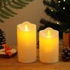 Flameless Votive Candles Battery Operated LED Tea Lights Electric Fake Candle with Moving Wick Wedding Party Decor Candles Lamps