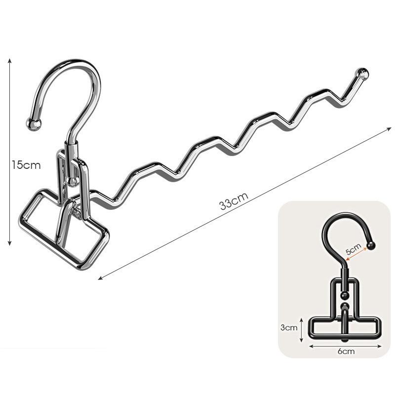 1Pcs Portable Clothes Drying Rack Foldable Clothes Hanger Travel Hotel Wardrobe Drawer Door Mounted Punch-Free Cloth Drying Rack