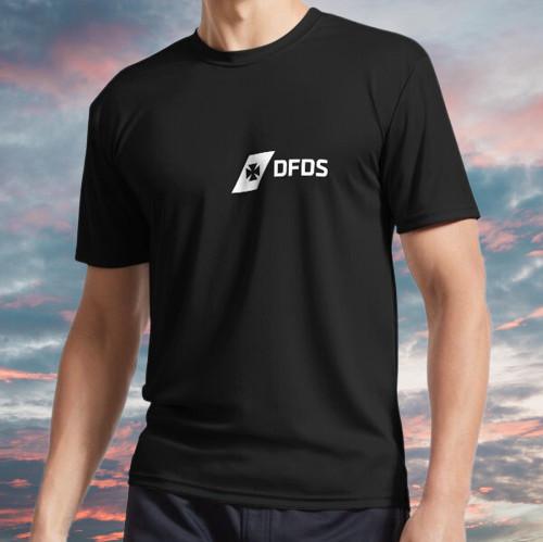 New Shirt Official DFDS Logo- Inverted colours Active T-Shirt Funny Size S - 5XL L
