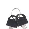 2Sets Stainless Steel Roll Paper Dispenser Lock Core Replacement Key Anti-Theft Design for Commercial Public Restrooms