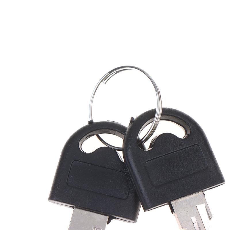 2Sets Stainless Steel Roll Paper Dispenser Lock Core Replacement Key Anti-Theft Design for Commercial Public Restrooms
