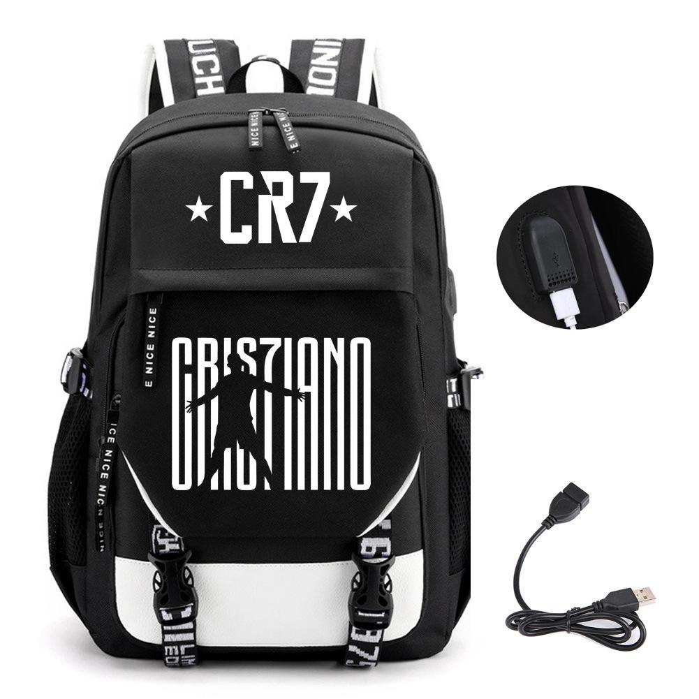 Cartable grande capacité avec bandoulière; set de trousse à crayons trois pièces pour étudiant