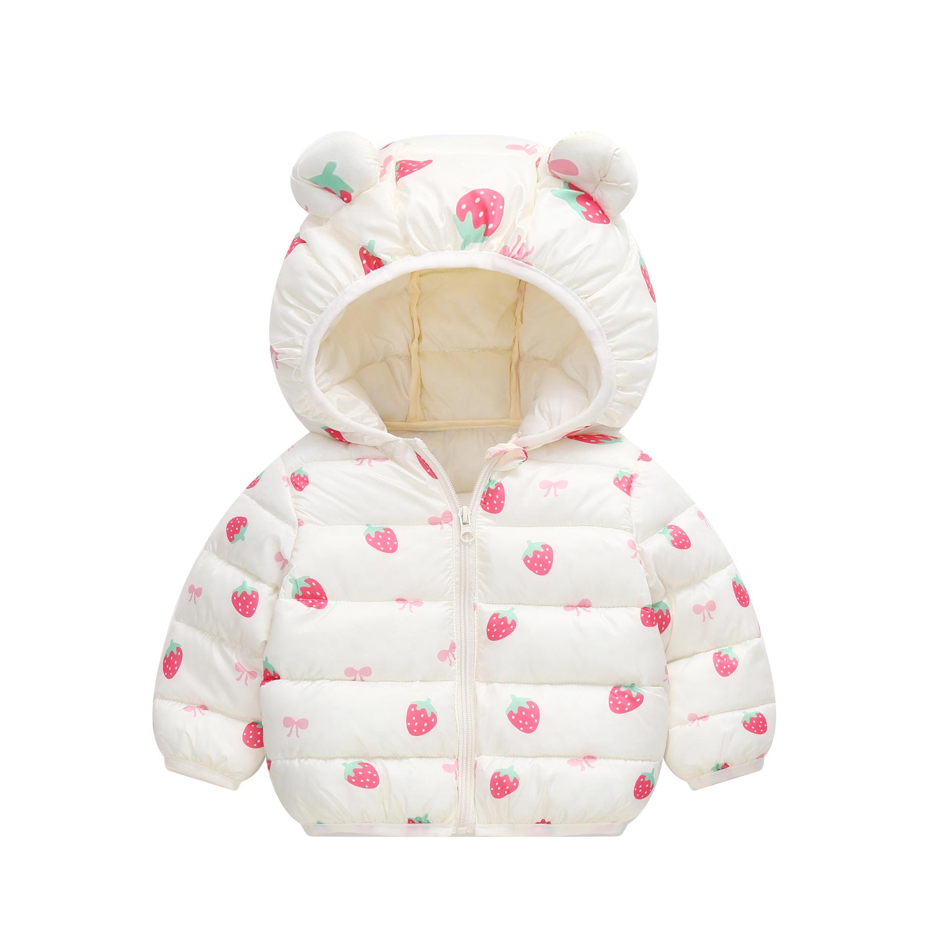 

Children s Cartoon Down Cotton Jacket - Lightweight Spring/Autumn Outerwear for Toddlers (Boys & Girls) 130cm (Runs Small, Size Up)