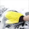 Soft Double-Sided Fleece Microfiber Car Washing Gloves Chenille Drying Cloth Thickened Cleaning Glove For Car Body Window Tire