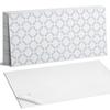 Self-Adhesive Vinyl Tiles - Wall Decoration For Office Geometric Pattern With Ovals 6X60X30 Cm
