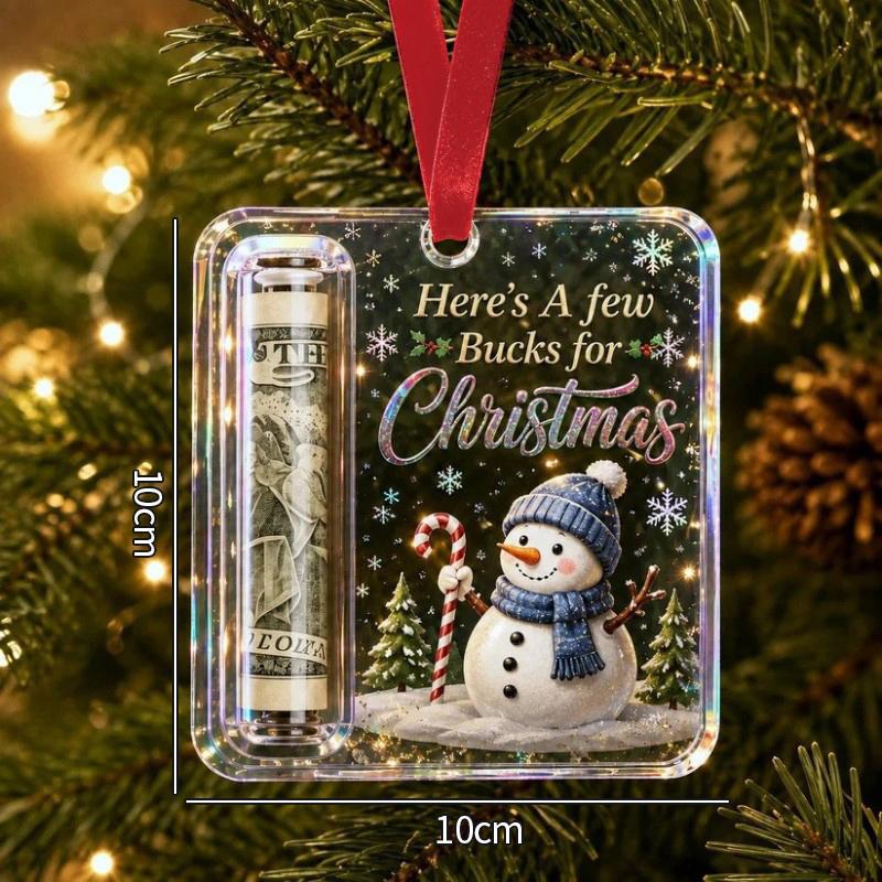 Christmas Cash Boxes Ornament Christmas Tree Money Holder Hanging Pendants Christmas New Year Money Gift Boxes Decorations