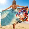 1Pc Christmas Santa Claus Gifts Beach Towel, Quick Dry, Multi-Use for Beach Pool Gym Yoga Home Travel, Christmas, Halloween, Xmas Gift S255