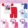 Kpop Demon Hunters Children Summer Athletic Set With Cotton Fabric For Active Kids