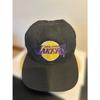 Used [NBA Official Green Brim Back] Los Angeles Lakers Official Cap (90s)