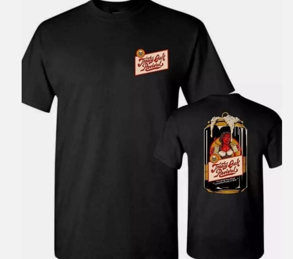 

Рубашки Treaty Oak Revival для мужчин и женщин, футболки для меломанов - уличные трендовые топы для мужских футболок 4XL