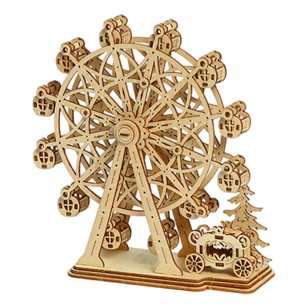 

3D Wooden Puzzles Clock Wooden Model Kits To Build DIY Desktop Ornaments Table Top Decorations Bedroom Table Decor