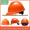 MSA/Meisi'an PE Safety Helmet, National Standard, Breathable, Anti-Smash, Thickened, Customizable Logo.