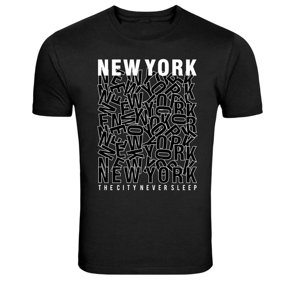 New York Typography City Streetwear Graphic T-Shirt