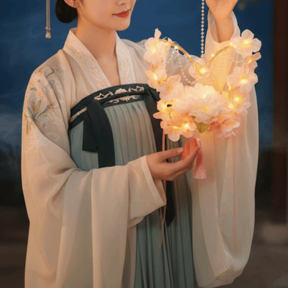 Luminous Bunny Lantern Glowing Handheld Light Butterfly Lantern Flower Lamp Mid-Autumn Festival