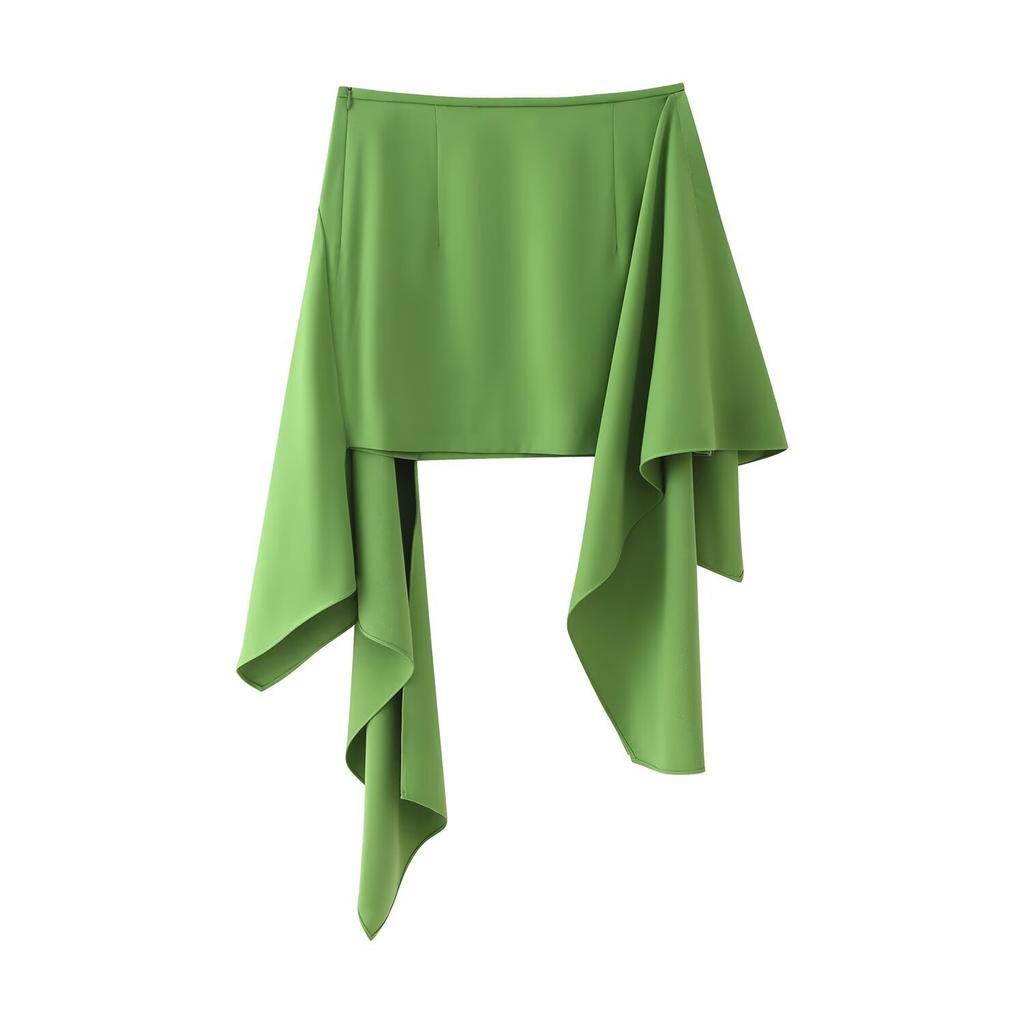 European and American style, new women's fashion, stylish, versatile, and fashionable hem skirts with 2570199500