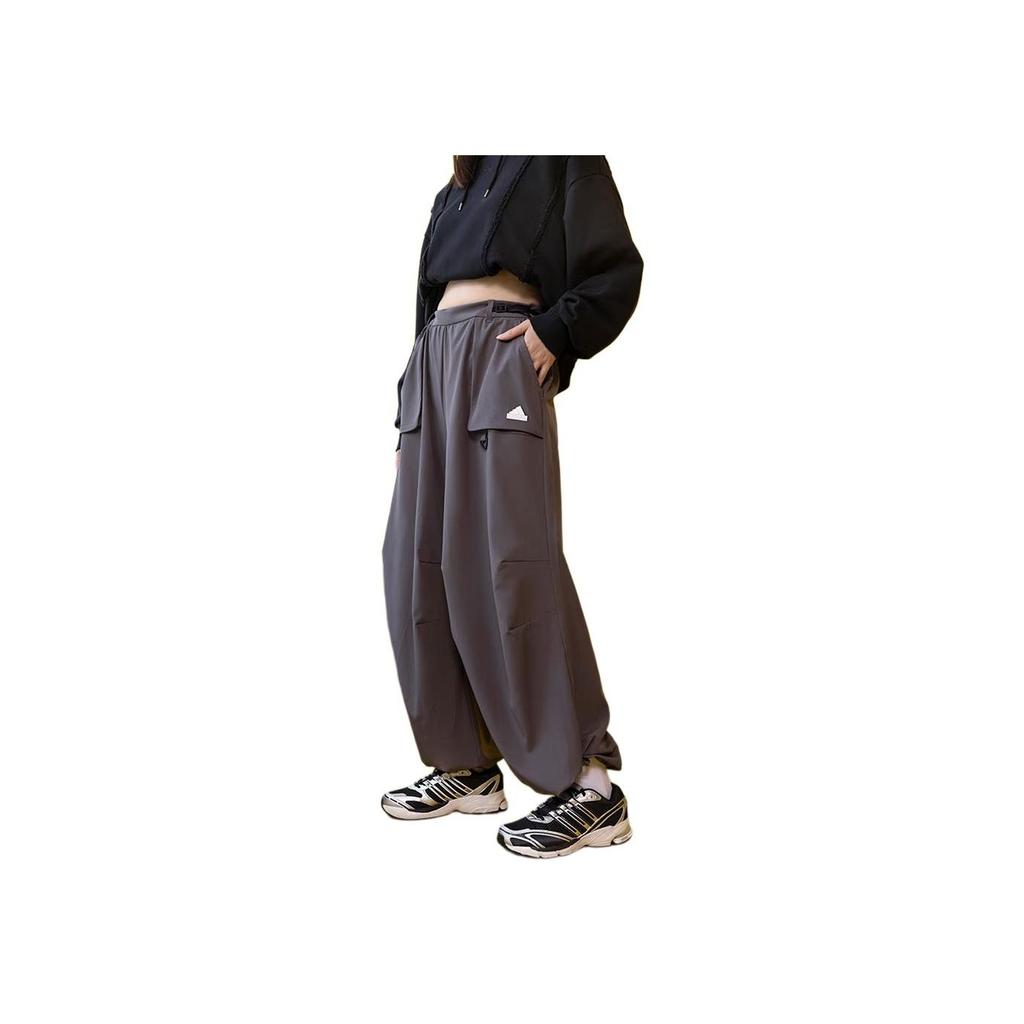 Adidas City Escape Tracksuit Bottoms With Embossed Logo And Side Pockets Women Bottoms Charcoal-Grey JE8583