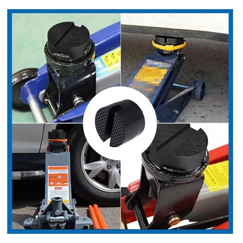 Solxion Jack Pads, Jack Rubber Pads, Car Jack Rubber Support Blocks, Anti-Slip Frame Rail Protectors, Ultra Heavy Duty, Universal Type, Abrasion