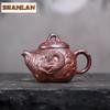 240ml Retro Yixing Purple Clay Teapots Handmade Dragon Pot Raw Ore Section Mud Kettle Zisha Tea Set Tea Services Ornaments Gifts