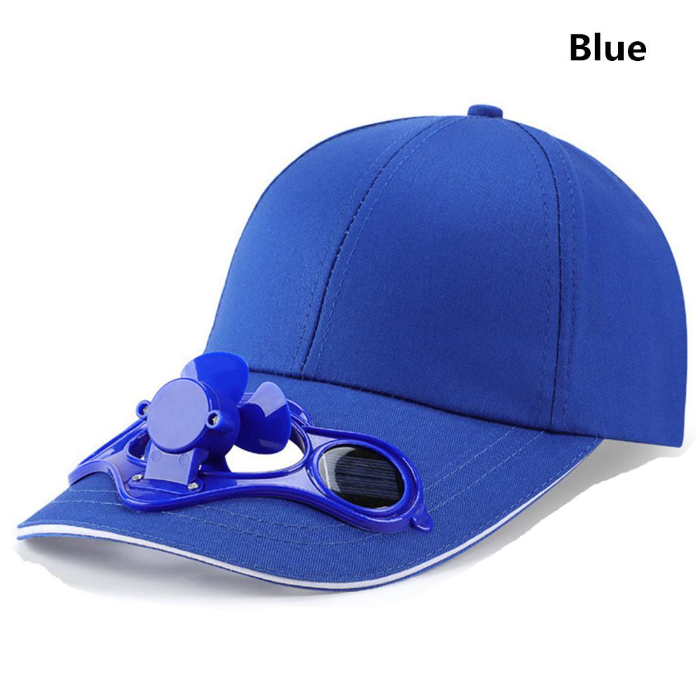 Summer Camping Hiking Solar Novelty Quick-drying Fan Baseball Hat Travel Hat Sun Visor Sport Cap