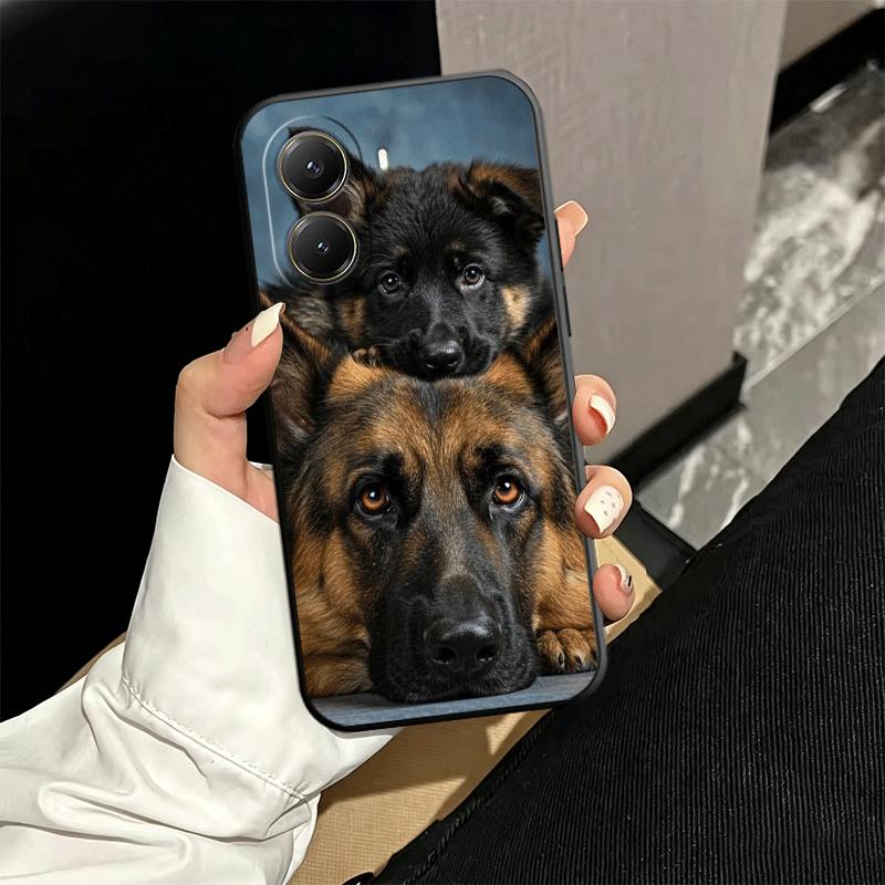 German Shepherd Dog Soft Phone Case for Xiaomi Poco X5 X6 X7 X8 Pro Max X3 F7 F8 Ultra M8 M7 M6 M5 Redmi 15 15C 14C 13C 12C X4 F