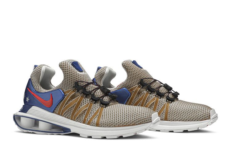 Men's Sneakers Nike Shox Gravity World Cup (2018) Metallic Gold/White-Gym Blue-Speed Red