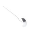 S Shaped Toilet Brush Hanging Hole Space Saving Toilet Multifunctional Scrub Brush for Bathroom Household