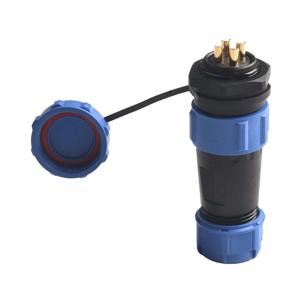 SP21 4-poliger wasserdichter Luftfahrtkabelsteckverbinder Stromsteckverbinder-Steckerbuchse IP67