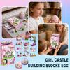 12 Pack Easter Egg Boxes  Castle Building Of Princess,With Party Favors For Kids Easter, Classroom Gift Exchange School Rewards Surprise Capsules