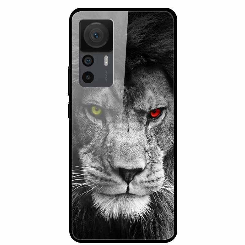 For Xiaomi 12T Cases 12T Pro Luxury Tempered Glass Hard Back Covers For Xiaomi 12T Pro Phone Cases Capa Fundas Xiaomi 12T Coques