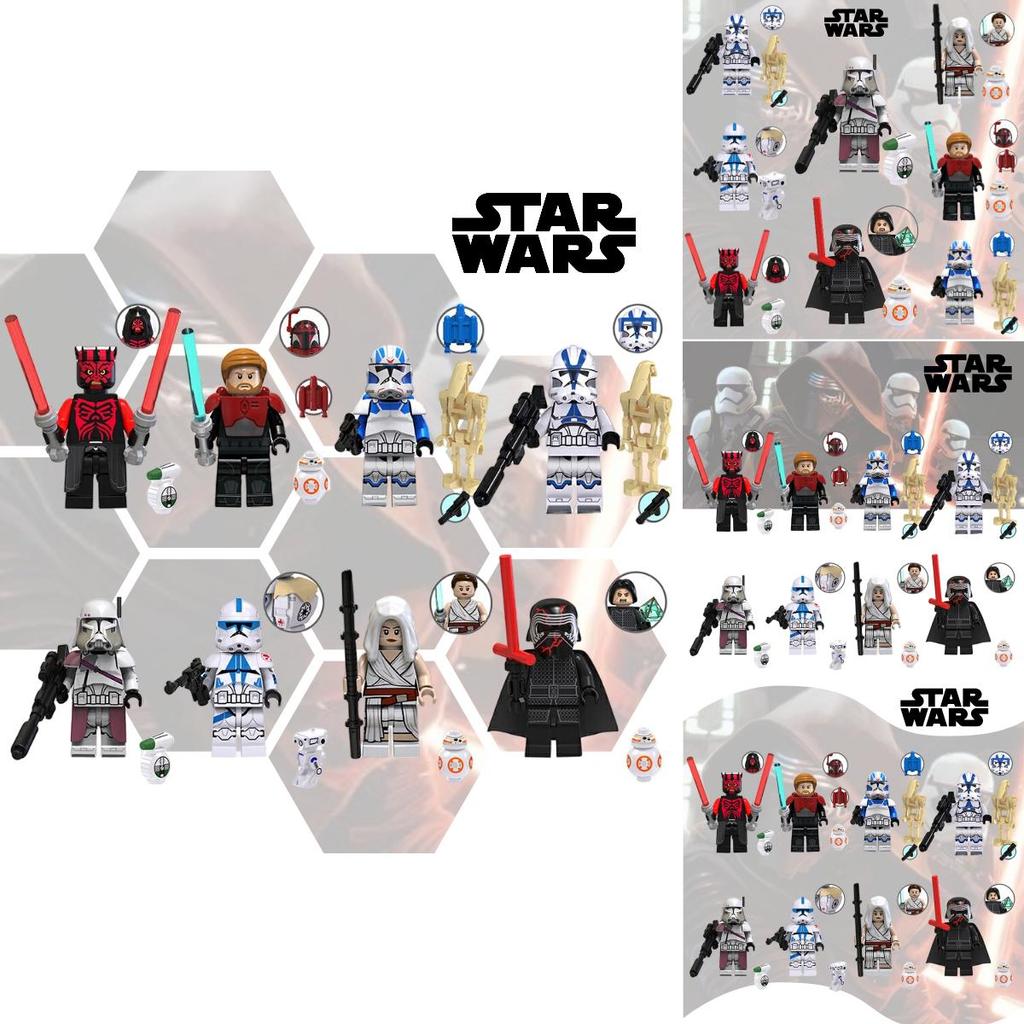 Tv6104 Futuristic Series Commander Ray Kylo Ren Building Block Toy Abs Plastic Diy 0-38 Pieces