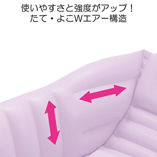 Richell Fluffy Baby Bath W Purple To 6 (Newborn Months)