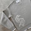 Unisex Europäischer Lässiger Locker Geschnittener Pullover mit Langen Ärmeln und Rundem Halsausschnitt für Herbst und Winter